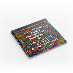Super Sized Bumper Book of Seriously Detailed Intricate Colouring Patterns